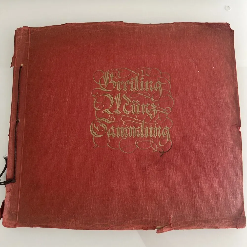 Greiling Münz Sammlung 1929 Coin Cigarette Cards Complete Set In Original Album